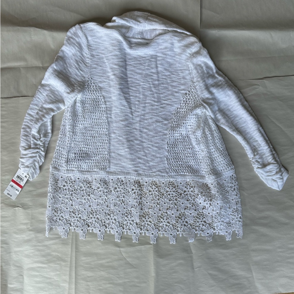 Women’s white cardigan